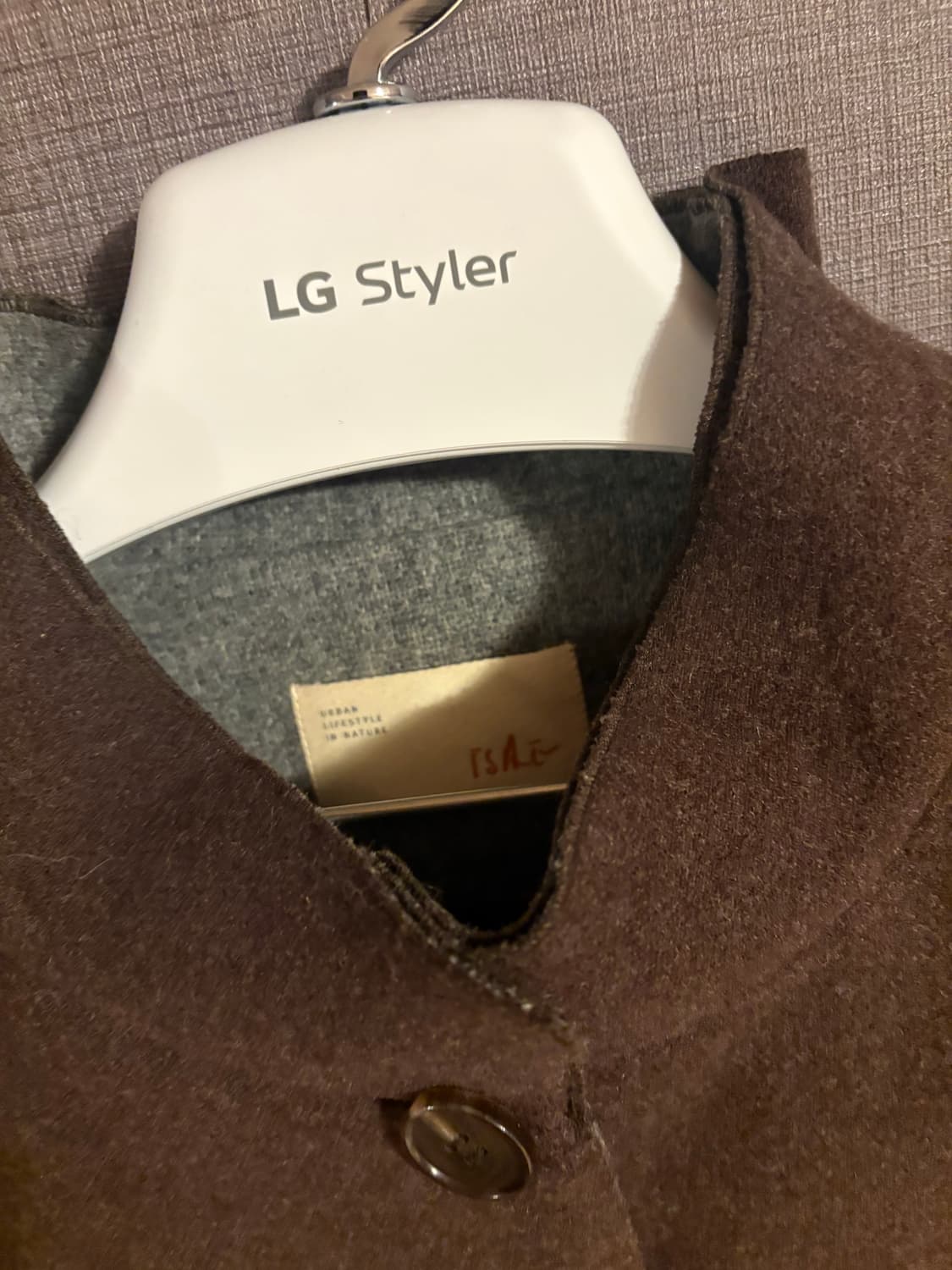 이새 ISAE 모 혼방 코트 상품이미지2