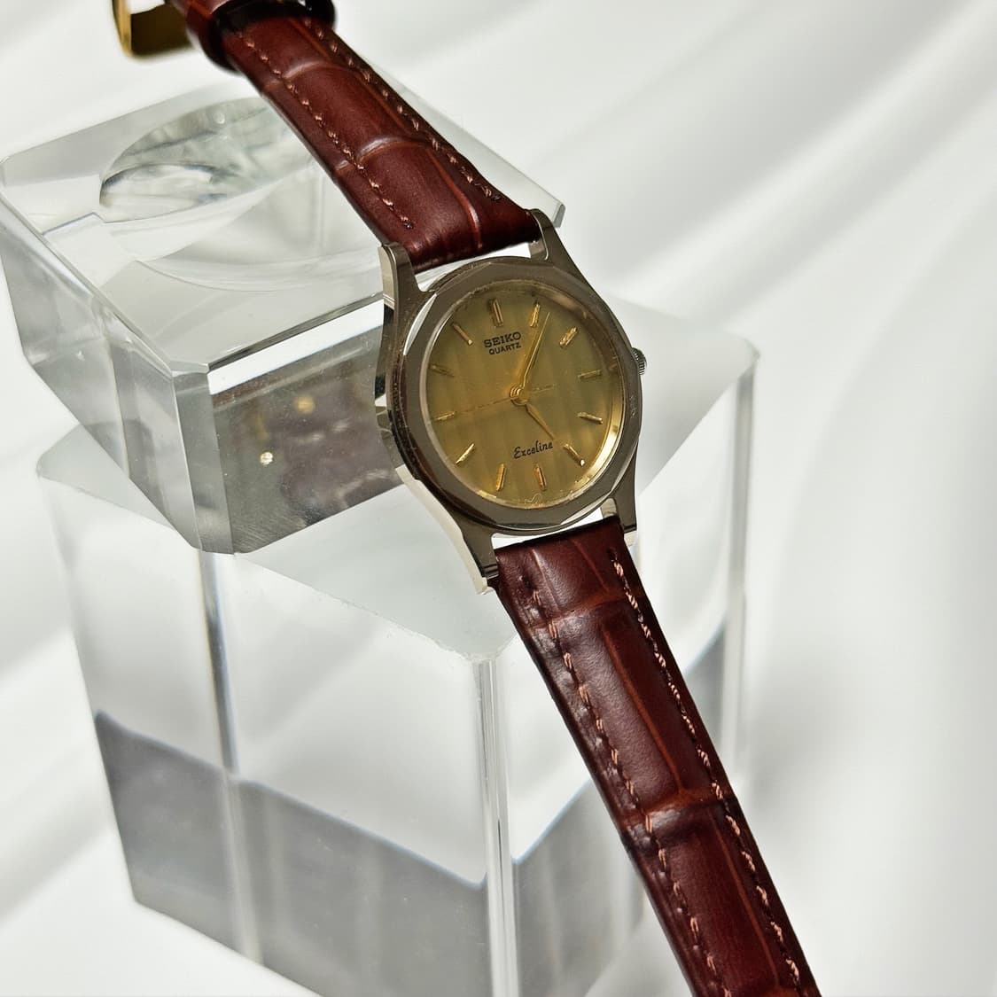 80's90's 세이코 빈티지 라운드 클래식 워치 상품이미지5
