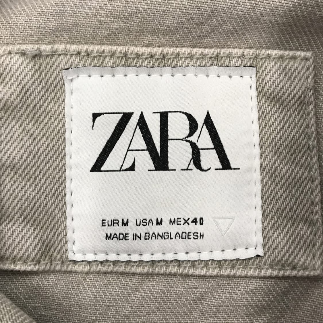 자라 신형 크롭 데님자켓 [M] 상품이미지4