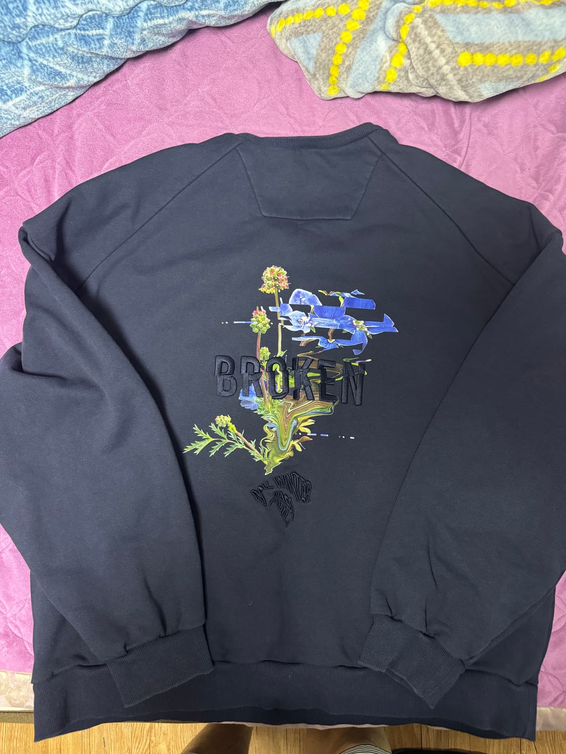 준지 맨투맨 네이비 M(105) 상품이미지2