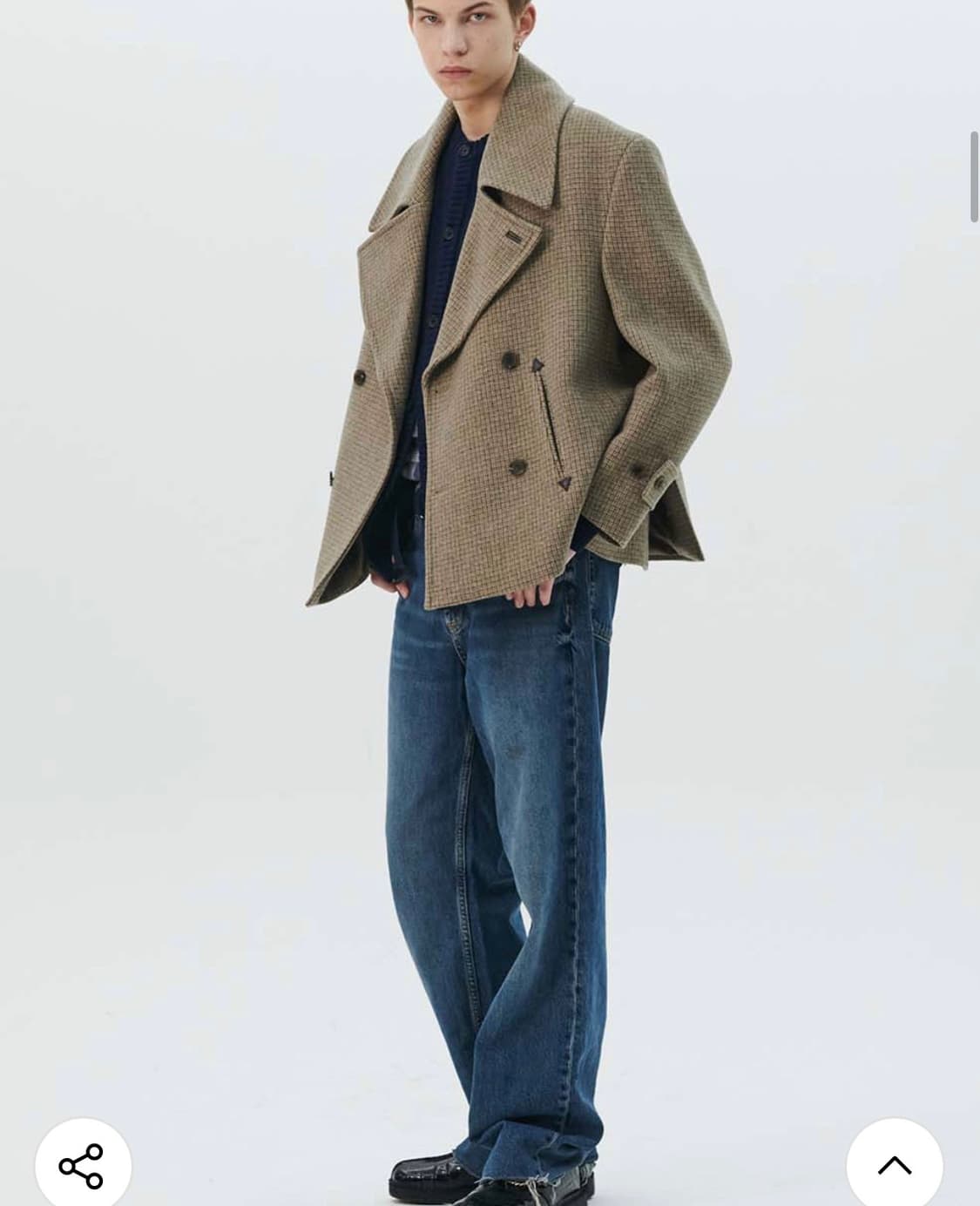 비욘드클로젯 노맨틱 오버사이즈 울코트 M사이즈 상품이미지3