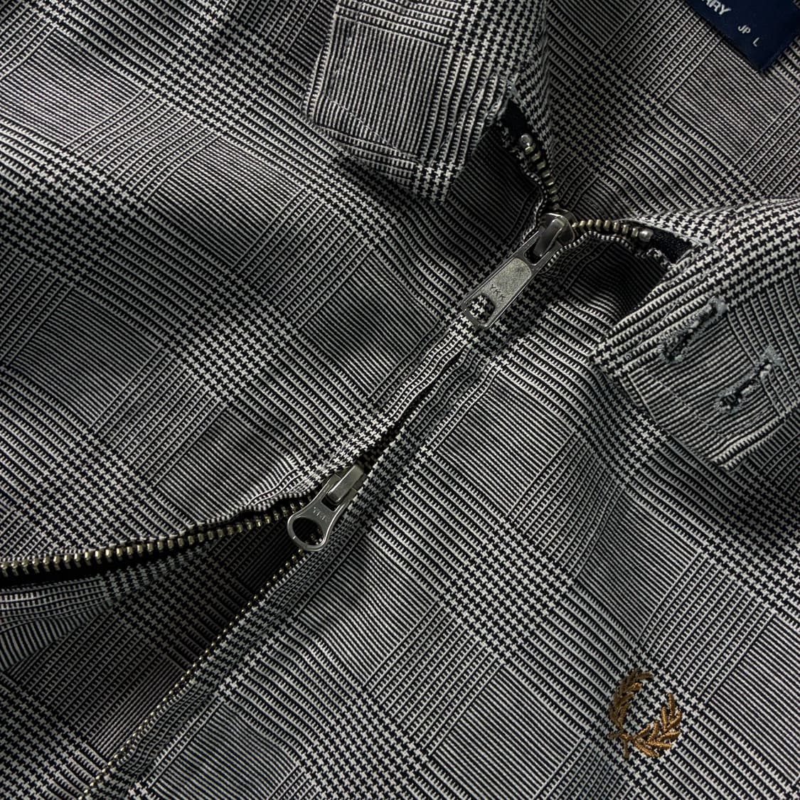 Fred perry  프레드 페리 체크 투웨이 바라쿠다 해링턴 자켓  상품이미지4