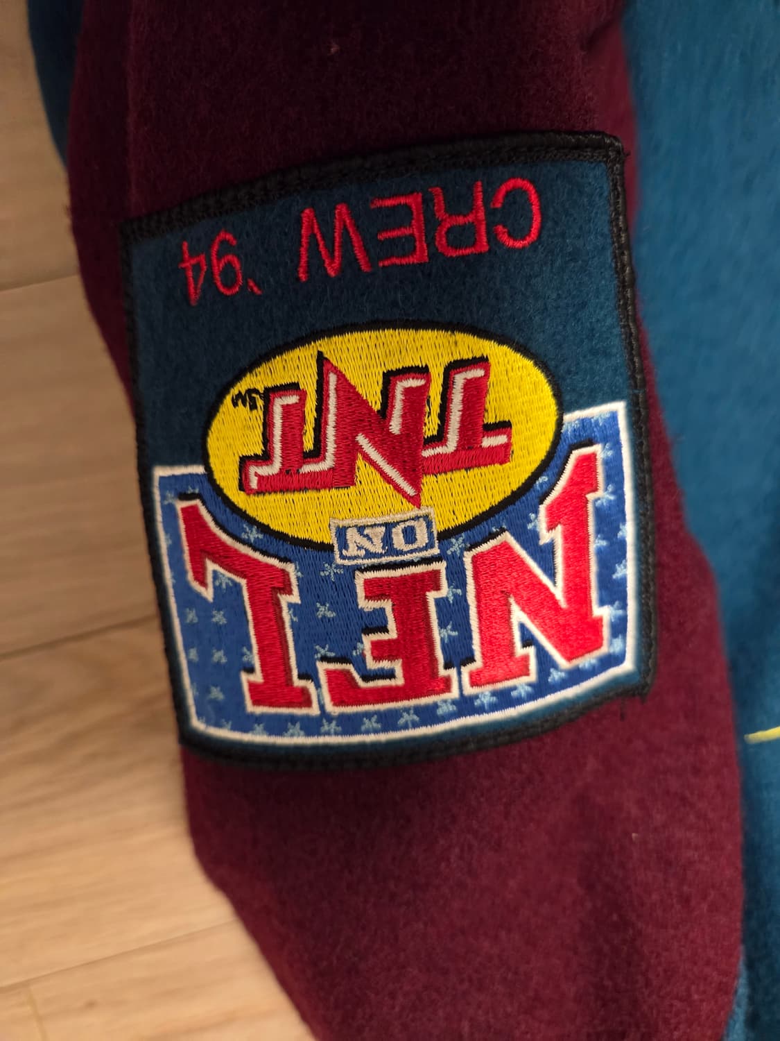 90s 나이키 NFL TNT 스포츠 바시티 자켓 상품이미지2