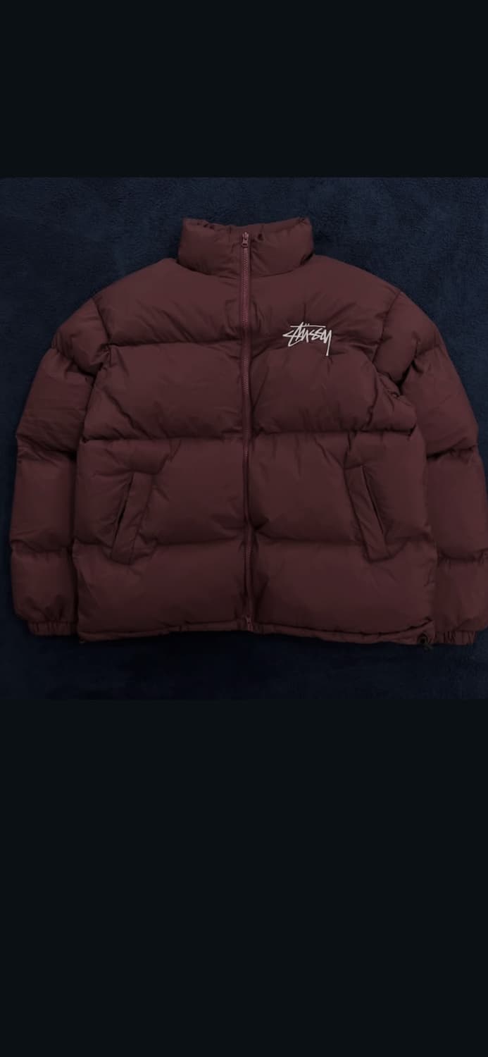 스투시 버건디 패딩 상품이미지1