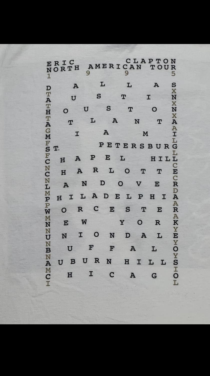 90s eric clapton shirt 상품이미지4