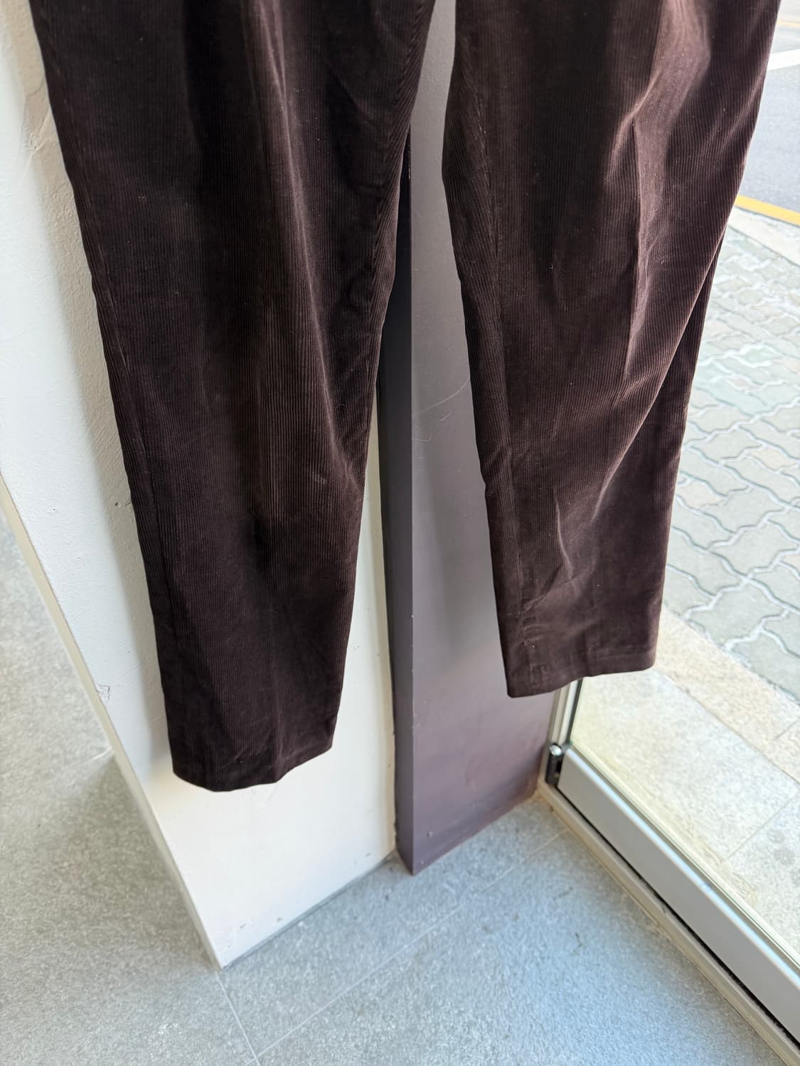 32/ 에르메스 코듀로이 투턱 팬츠 상품이미지4