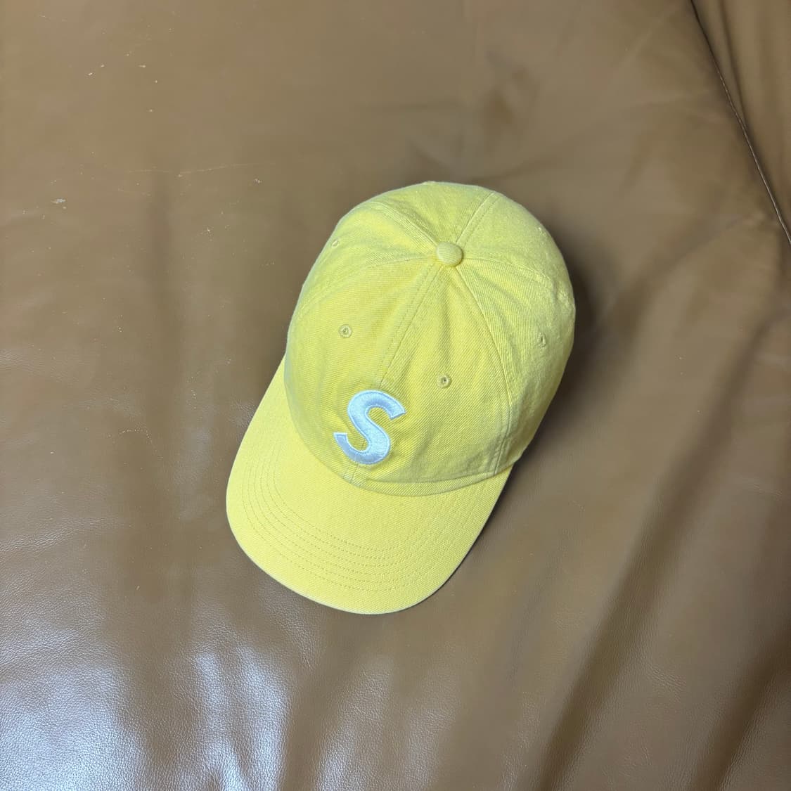 슈프림 S로고 볼캡 모자 22SS 케블라 옐로우 상품이미지7