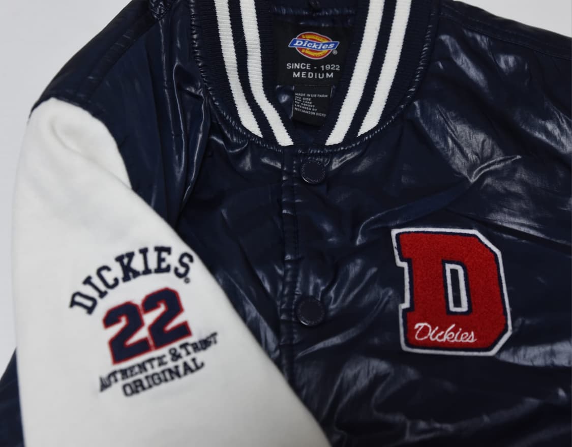  Dickies 야구 점퍼 네이비 M 95 상품이미지2