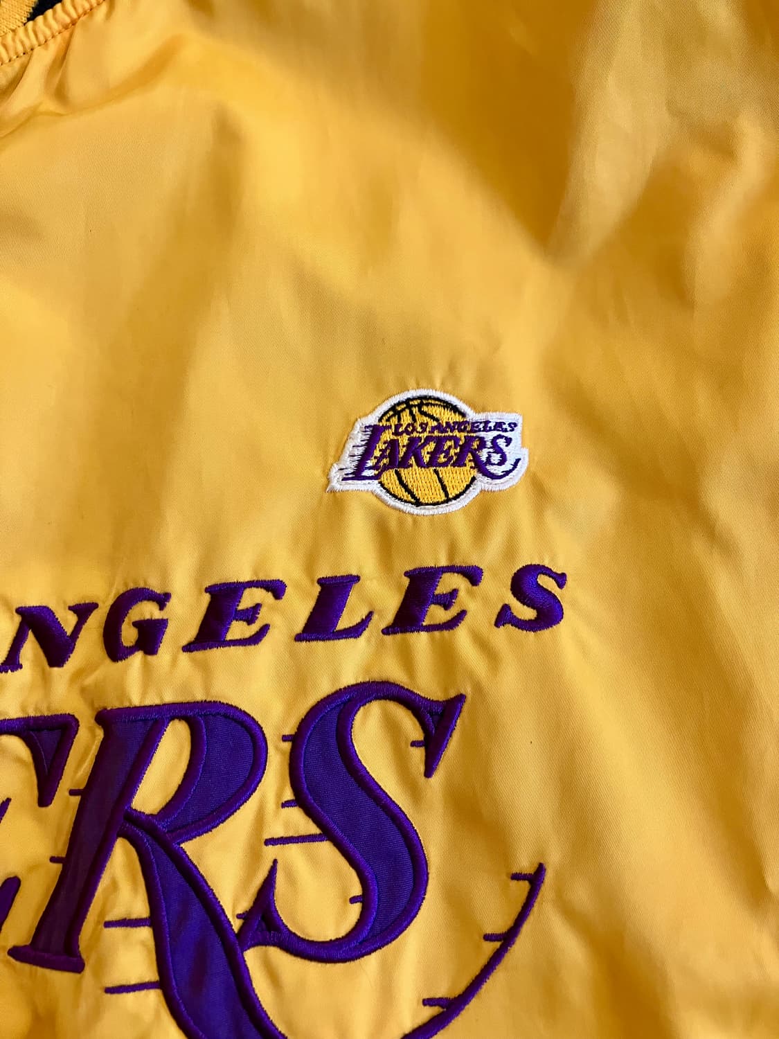 LA레이커스 리버시블 바시티 자켓 lakers 상품이미지7