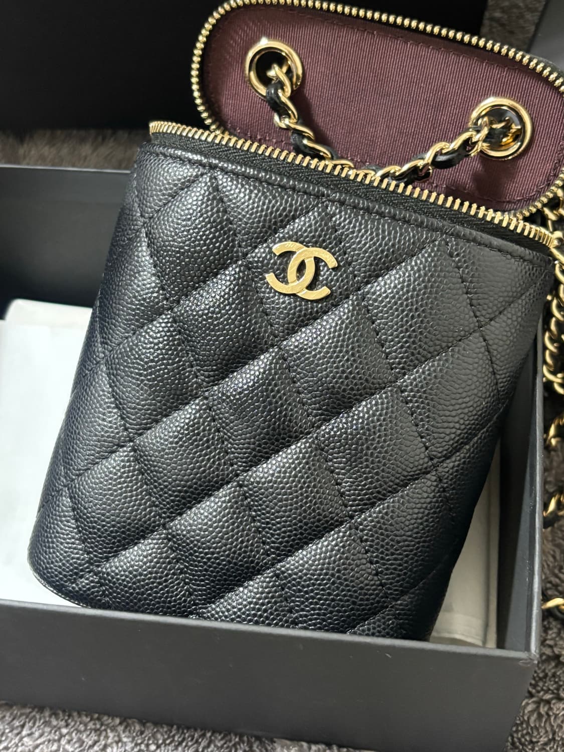샤넬 캐비어 미니베니티 샴골 (정품) 상품이미지3