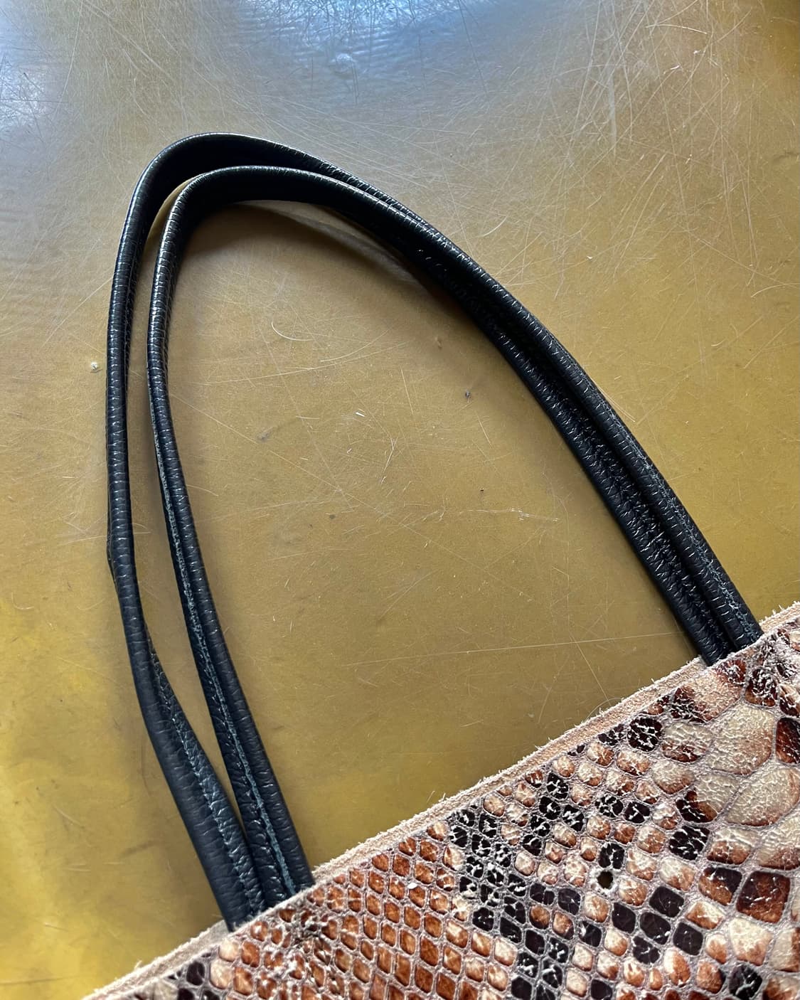 AULENTTI FIRENZE Italian Python Bag  상품이미지4