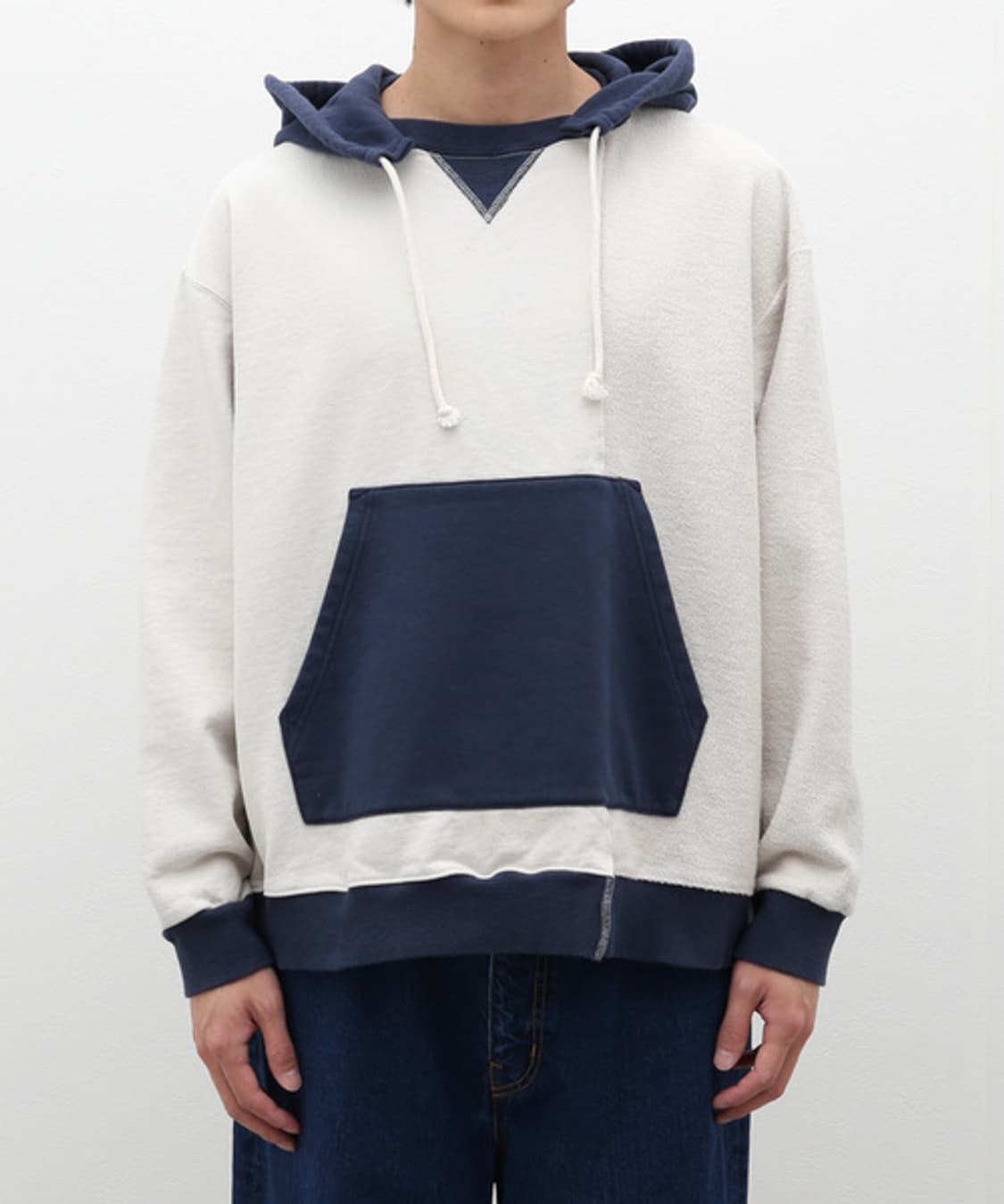 Name. Asymmetric Switching Hoodie 상품이미지7