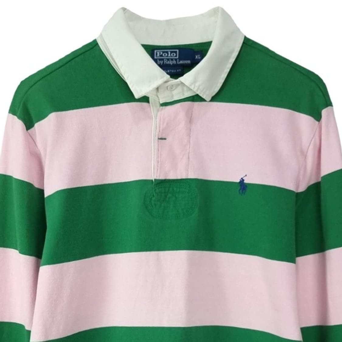 [폴로 랄프로렌] 포니 로고 자수 럭비 셔츠 긴팔 카라티 M20026 상품이미지4