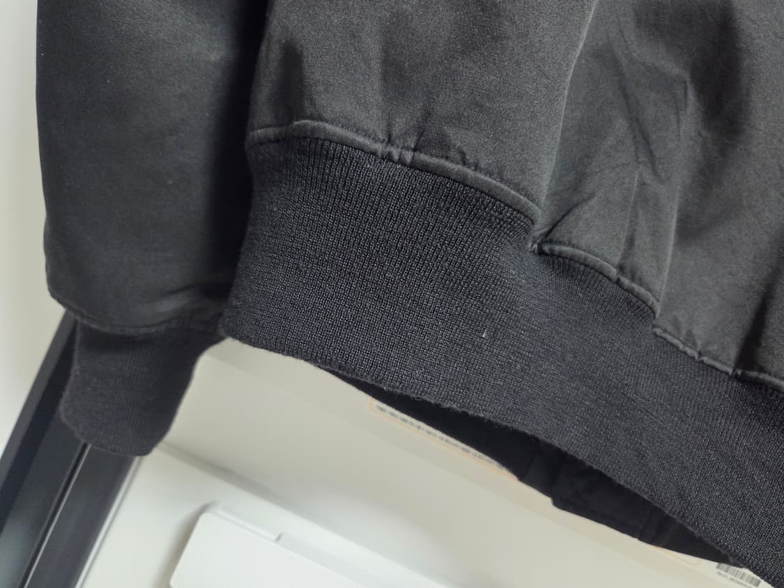 25ss 아프레쎄 빈티지 실크 플라이트 자켓 2 블랙 상품이미지7