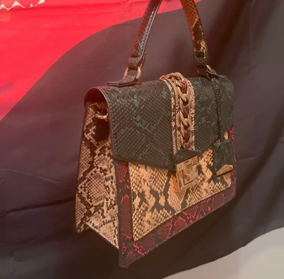 ALDO COLOR LEOPARD FLAP BAG 상품이미지3