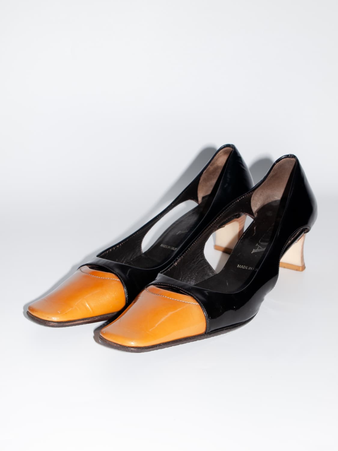 Patent Leather Block-heel Pumps 상품이미지1