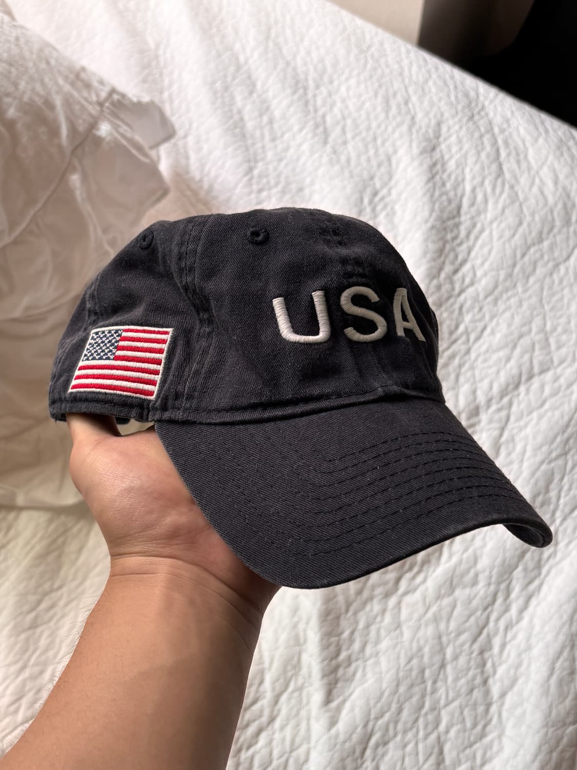 뉴에라 9FORTY USA 성조기 볼캡 네이비 상품이미지1