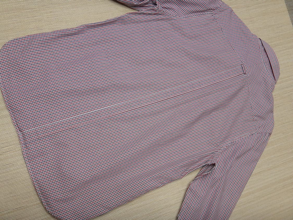 (M/95) 프레드페리 남성 깅엄체크 긴팔 면 셔츠 상품이미지3