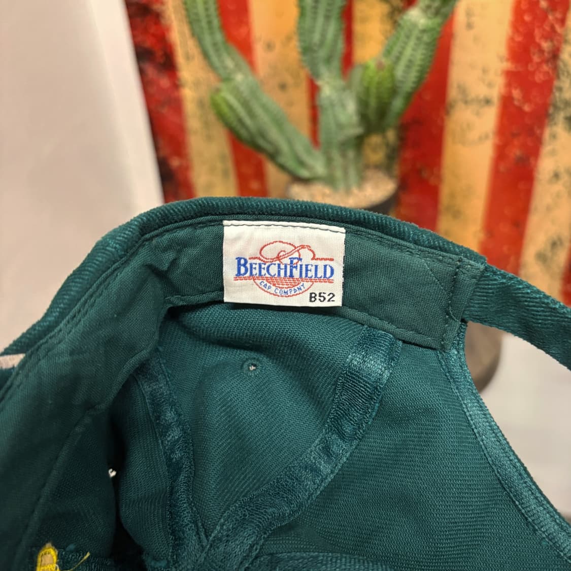 90s 홀랜드 앤 홀랜드 헤리티지 레터링 그레이 스웨이드 캡 N264 상품이미지6