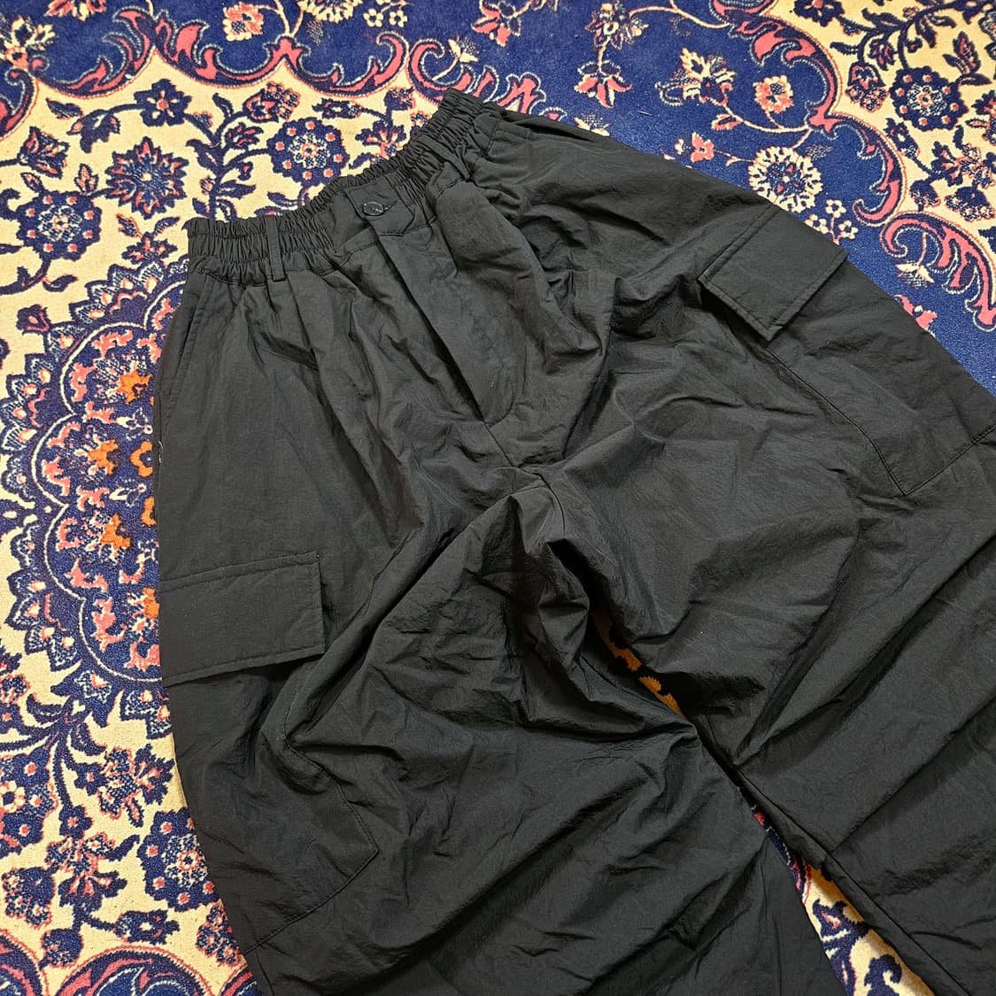 플레르(Fleur) 와이드 핀턱 카고 패딩팬츠 Free(공용) 상품이미지3