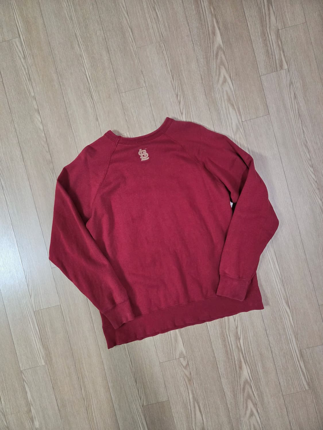 MLB 버건디 체인 스티치 맨투맨 티셔츠 상품이미지6