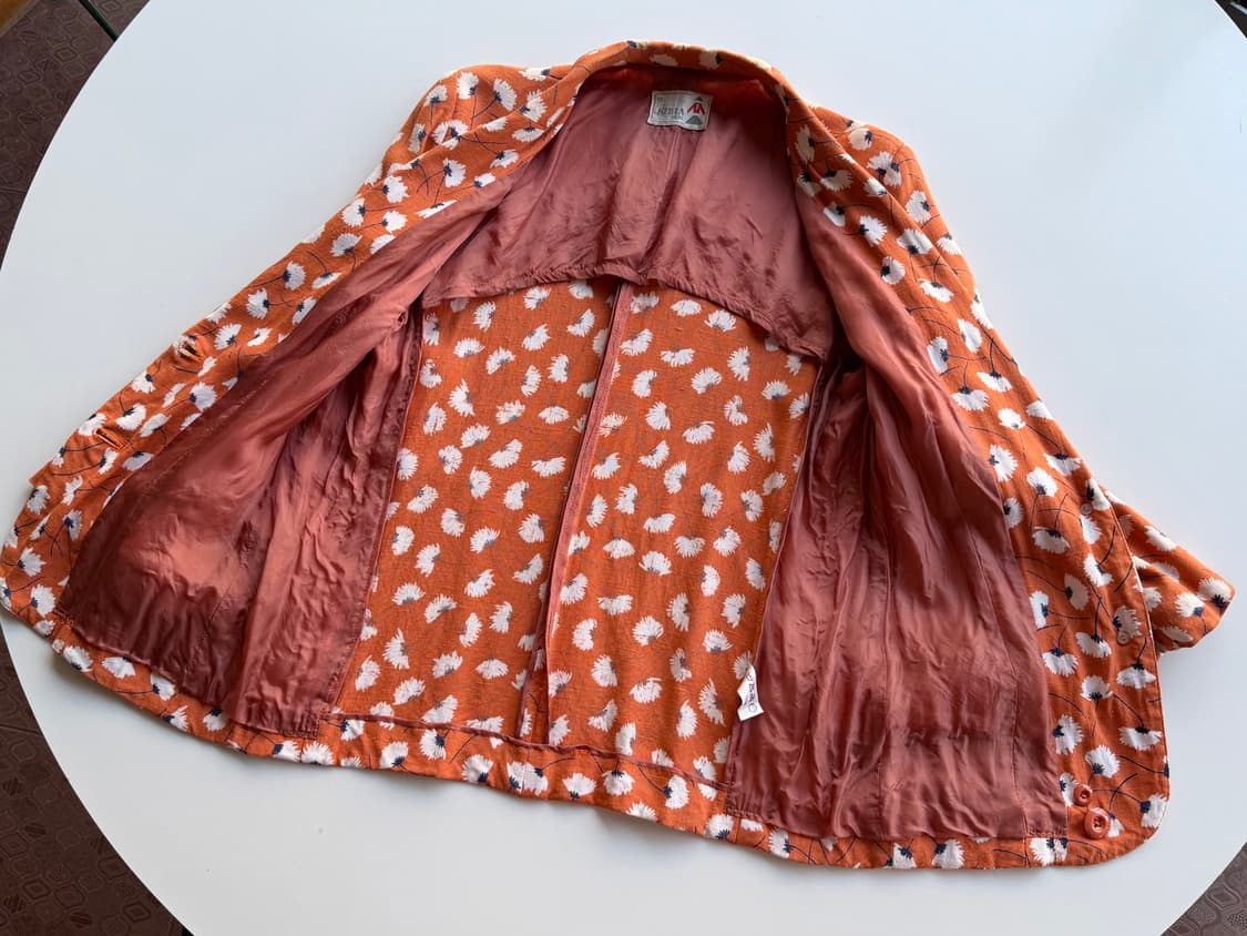 빈티지 봄/여름 자켓 (레이온 100%) 상품이미지5