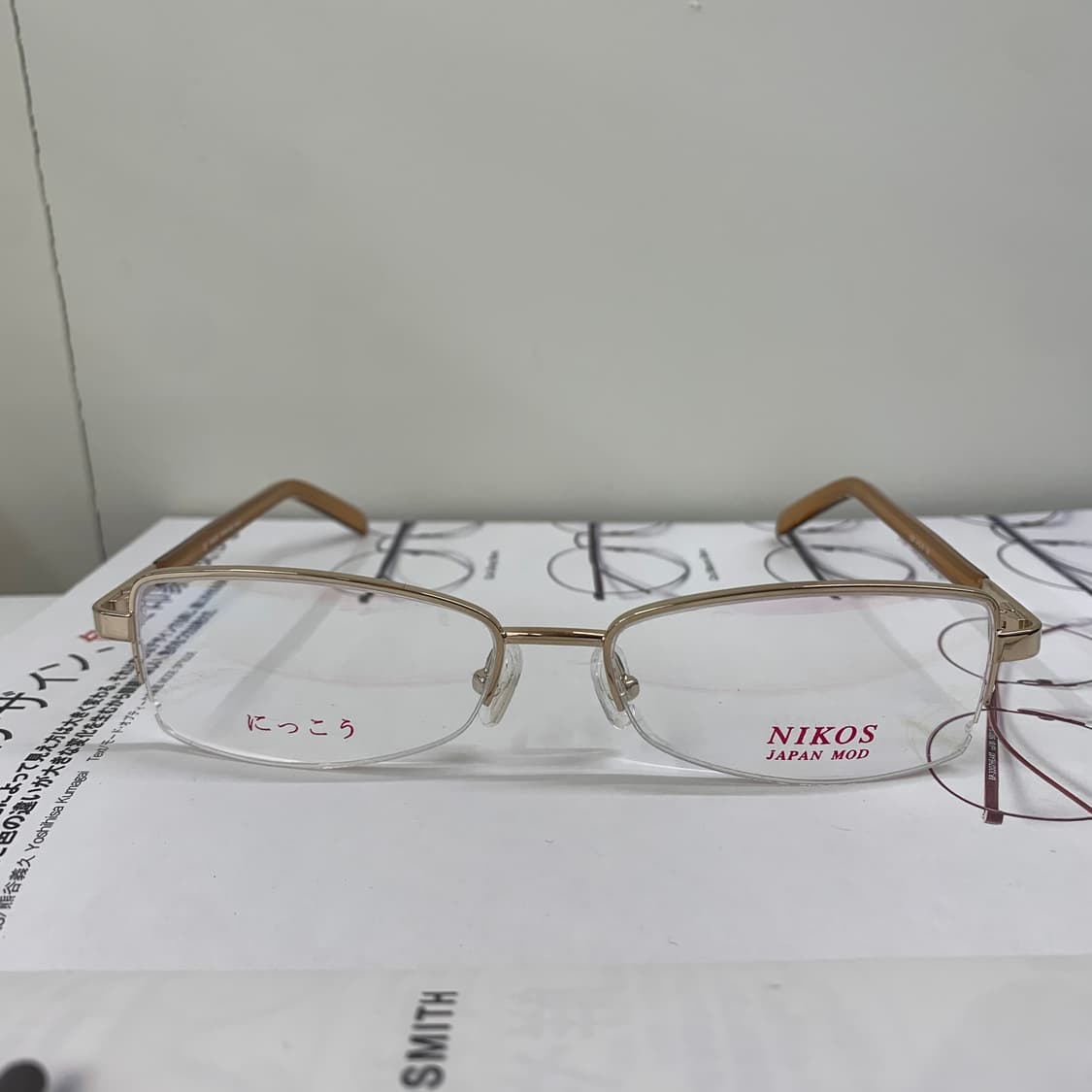NIKOS 반무테 빈티지안경 상품이미지6