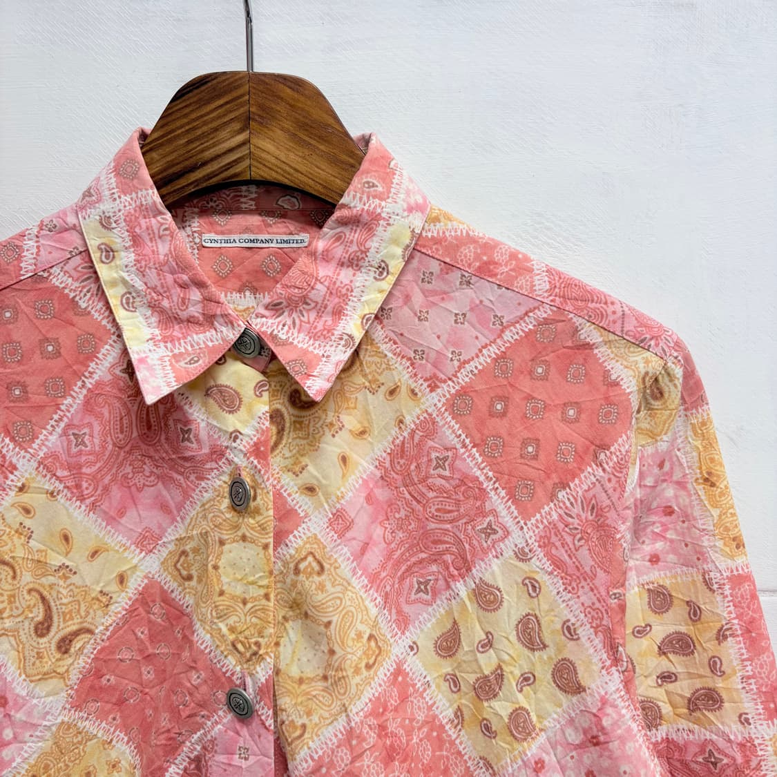 CYNTHIA company limited 웨스턴 페이즐리 셔츠 남방 J 상품이미지2