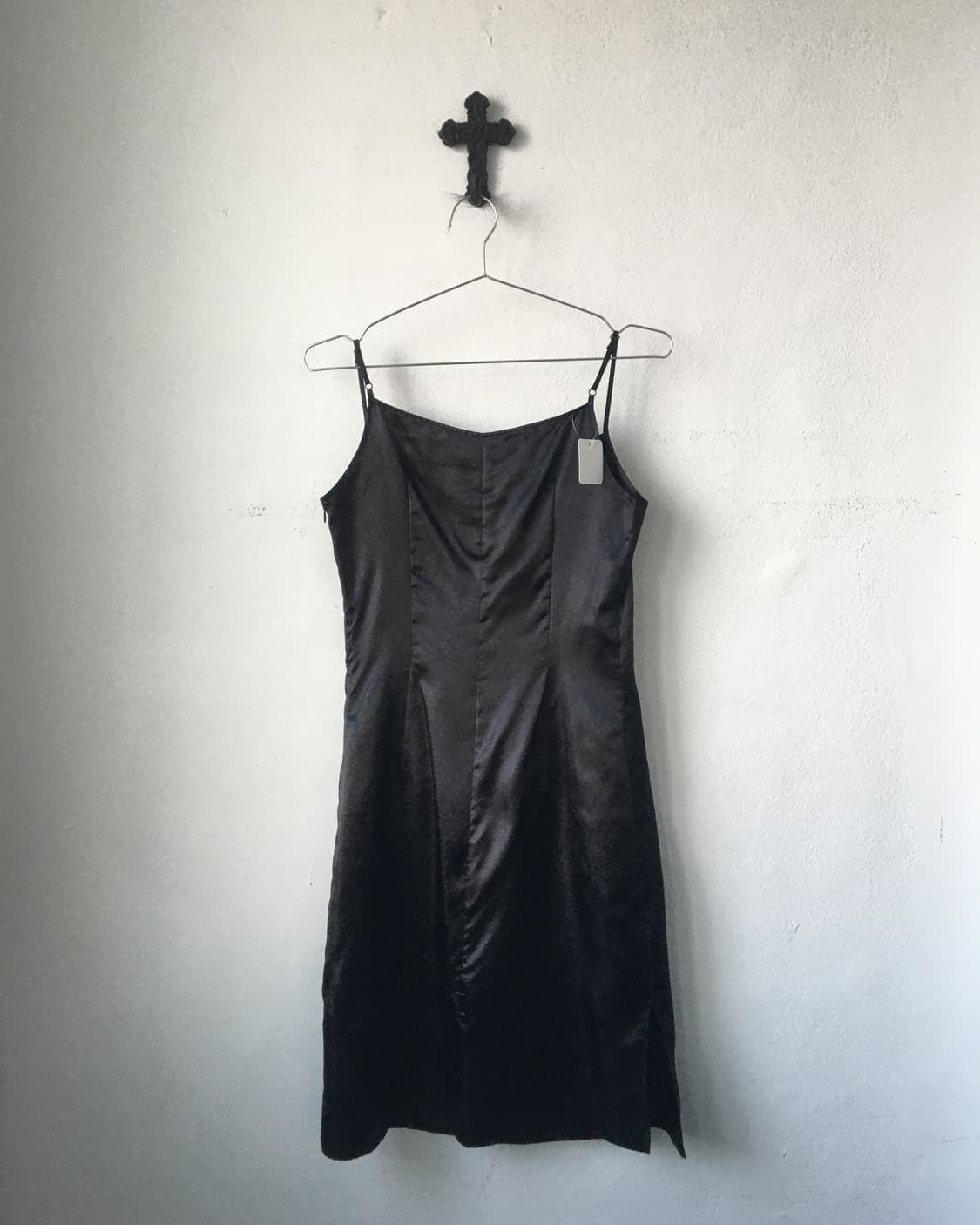 Satin sleeveless onepiece 상품이미지1