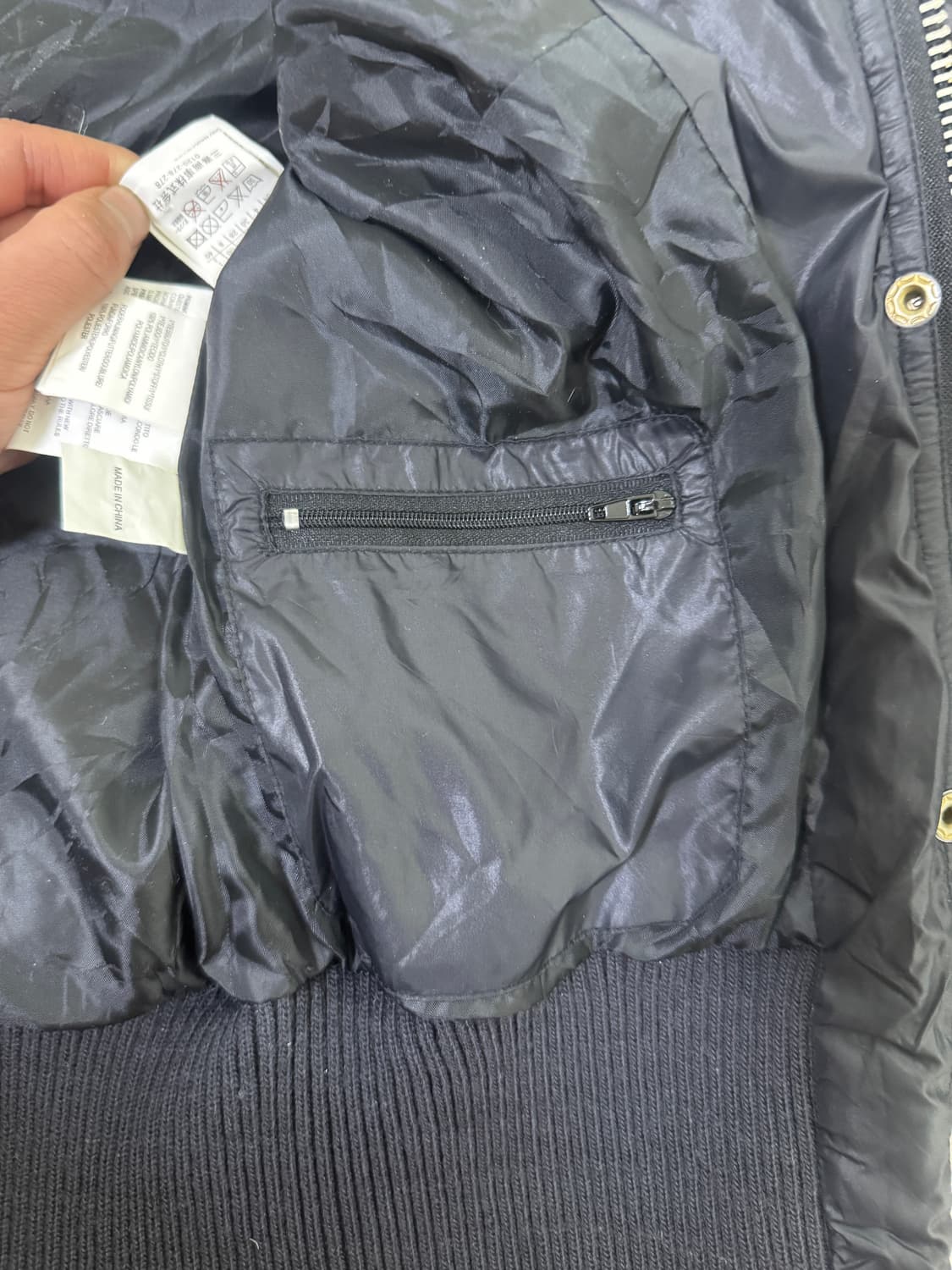 I blues club 멀티 포켓 퍼 칼라 다운 자켓 y2k lgb  상품이미지7