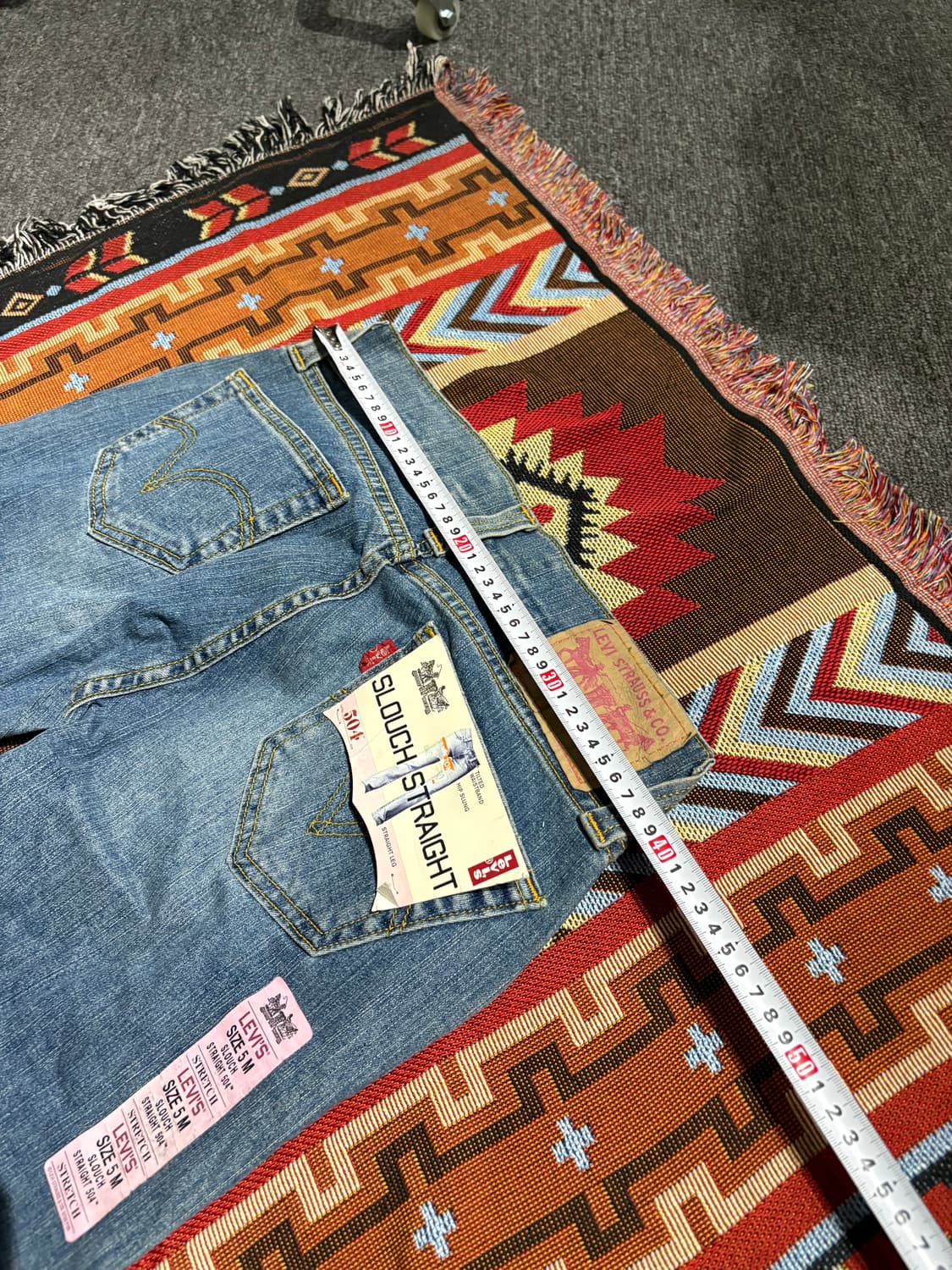 리바이스 504 슬라우치 핏 데님팬츠(새상품) 상품이미지5