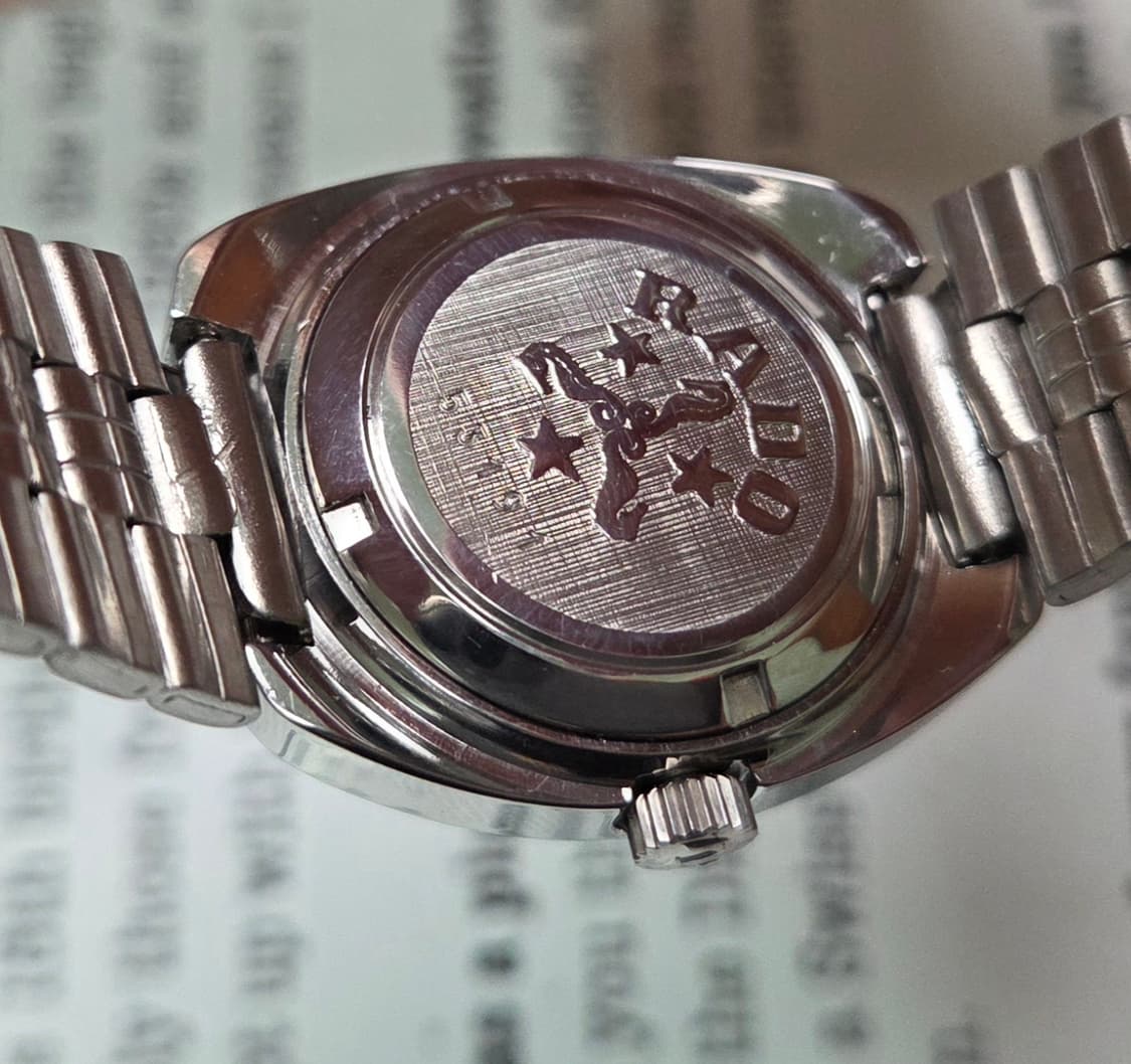 레어] 빈티지 라도 블루퍼플 입체판 잉카블록 수동 메커니컬 여성용
 상품이미지8