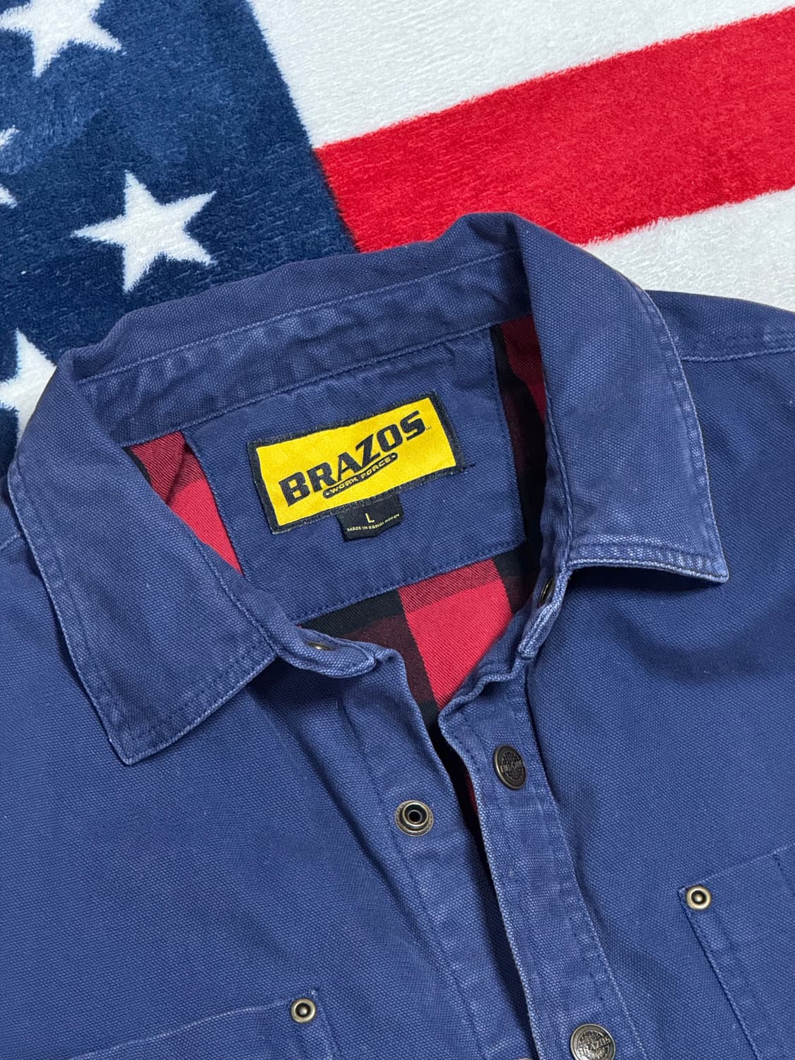 BRAZOS 덕캔버스워크자켓 빈티지 work jacket 워크웨어 상품이미지8