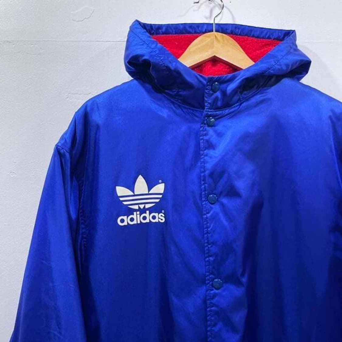 90s 아디다스 x 데상트 일본판 새틴 자켓 (L)   상품이미지4