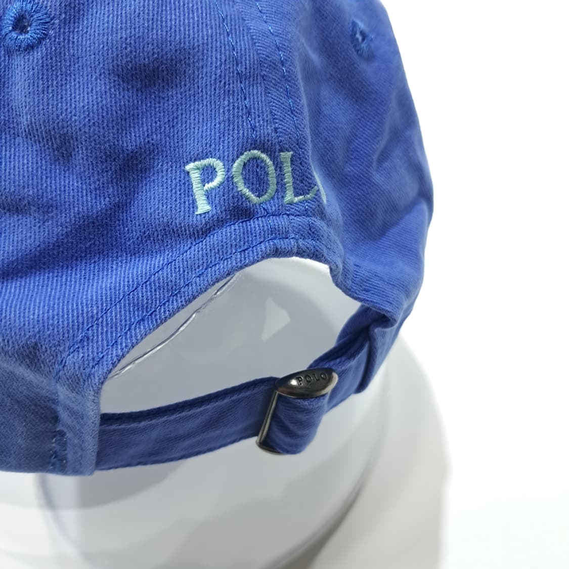 CL521 폴로 스카이블루 포니자수 로얄 블루 볼캡 모자 상품이미지6