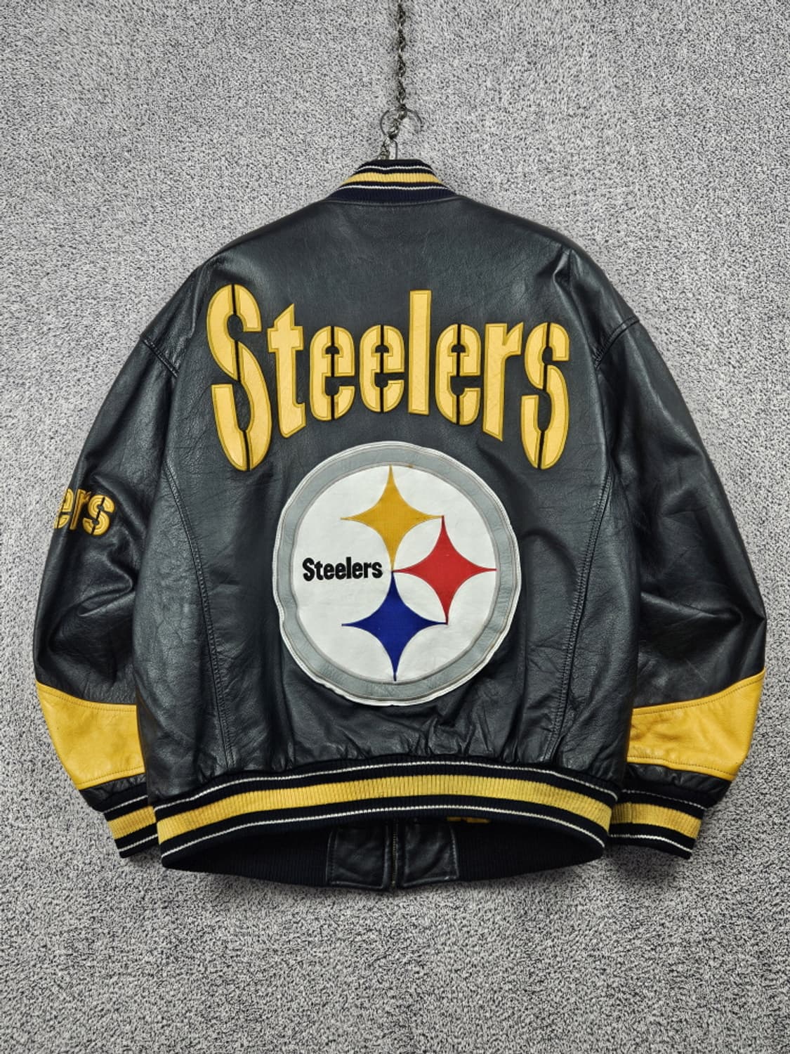 G-III 피츠버그 스틸러스 NFL 팀로고 가죽자켓 (L) / 10188 상품이미지1