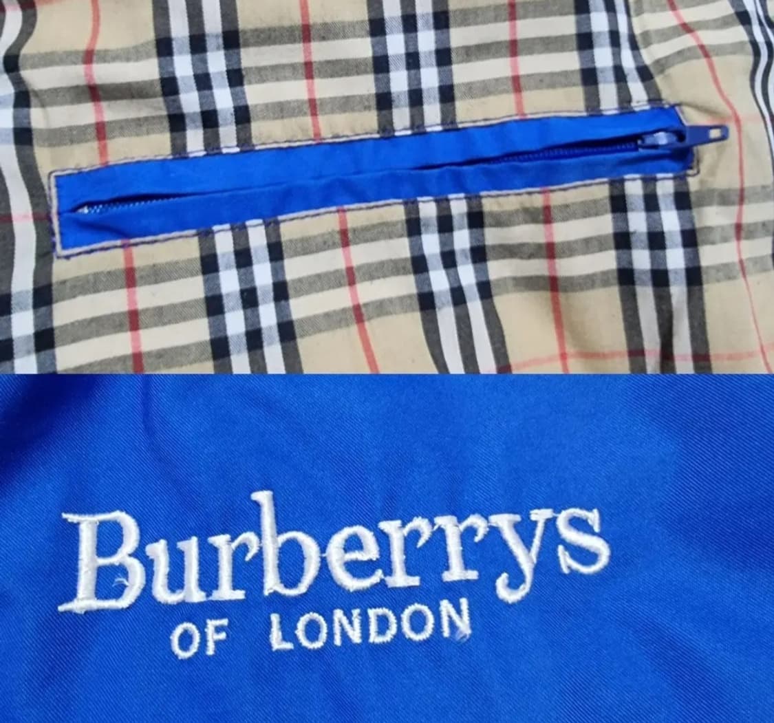 (실측 XL) 80s 버버리아카이브 바람막이 버버리폴리쉘 버버리코트 상품이미지7