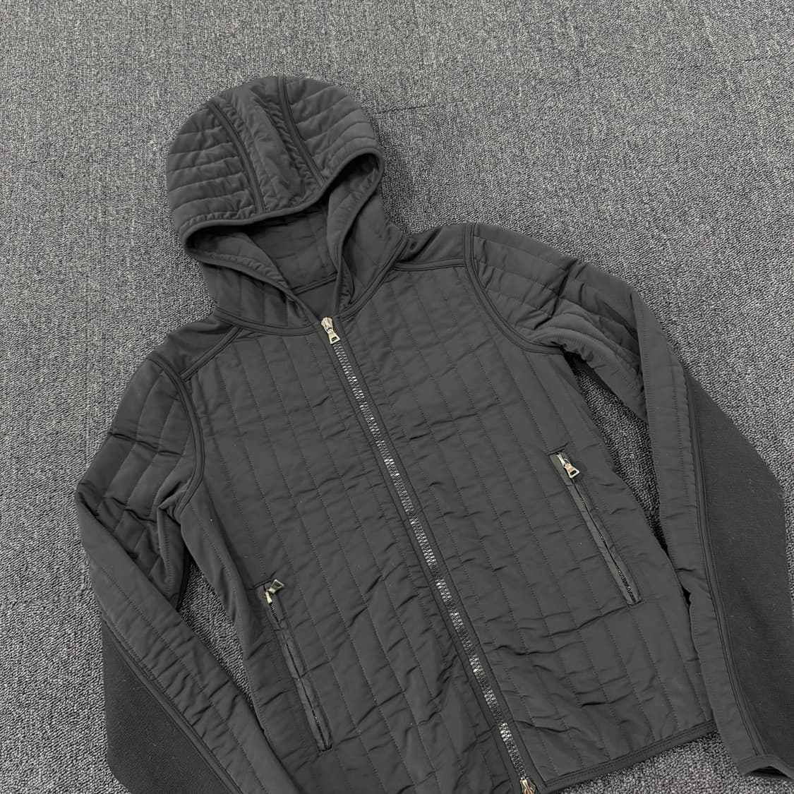 00s 프라다 플리스 퀼팅 후드 집업  상품이미지2