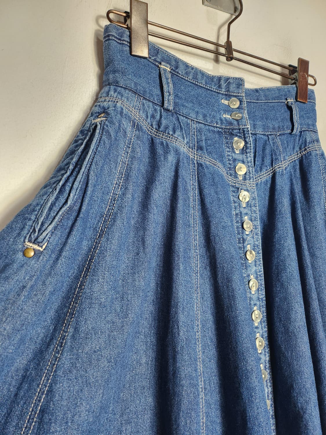 Lois CRAYON 플레어 데님 스커트 상품이미지2