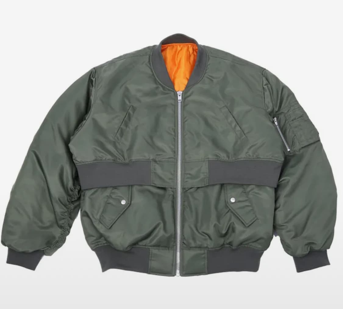 태우 더블 레이어드 항공점퍼 상품이미지1