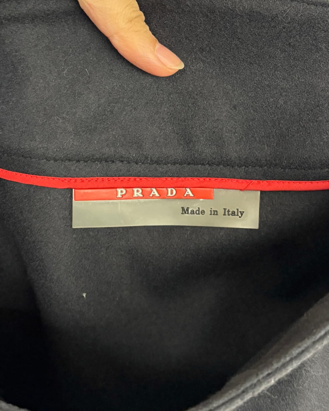 프라다 스포츠 네이비 더블 집 미디 스커트 상품이미지7