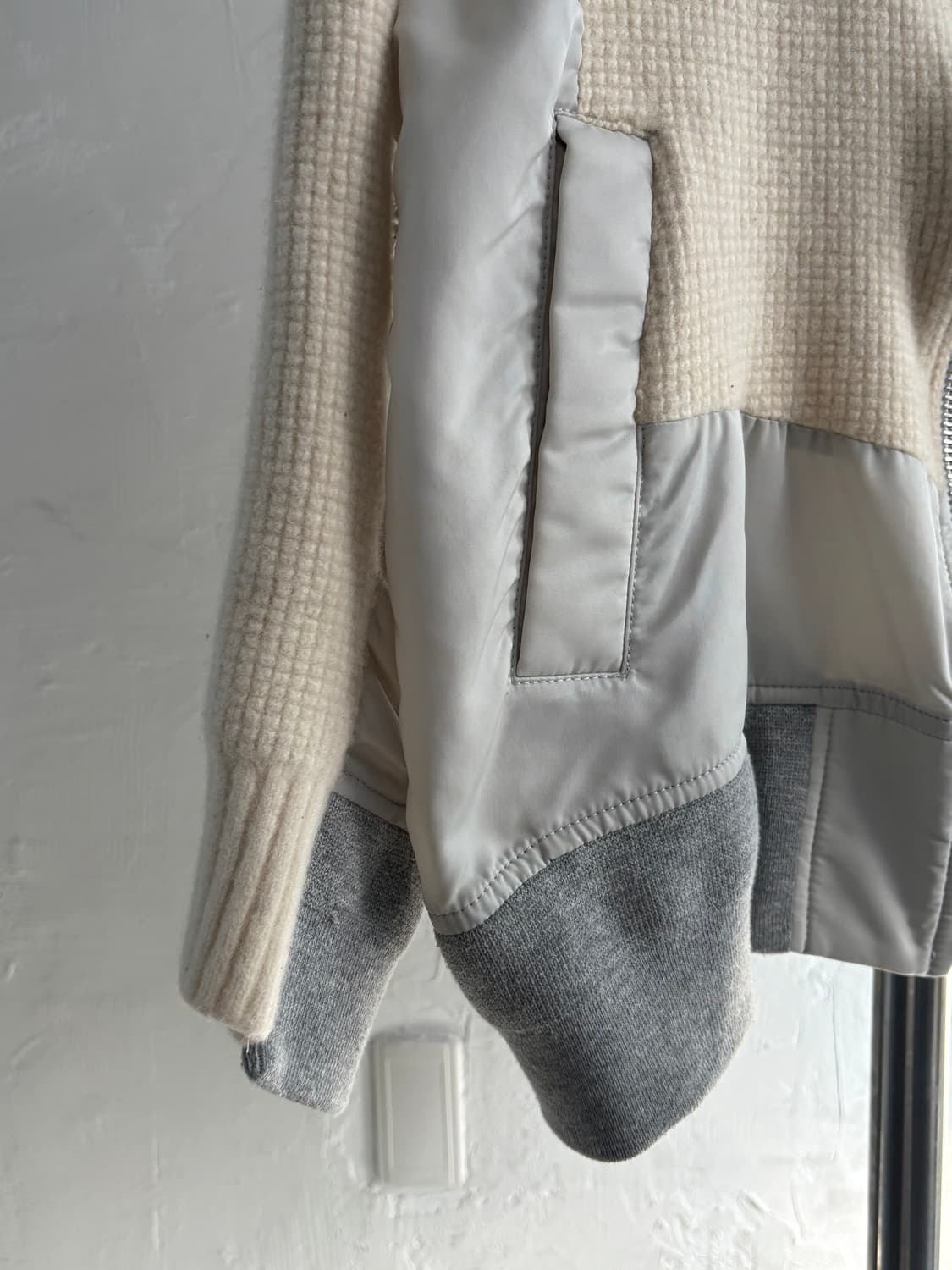 Sacai 사카이 그레이 패널 봄버 자켓 상품이미지7