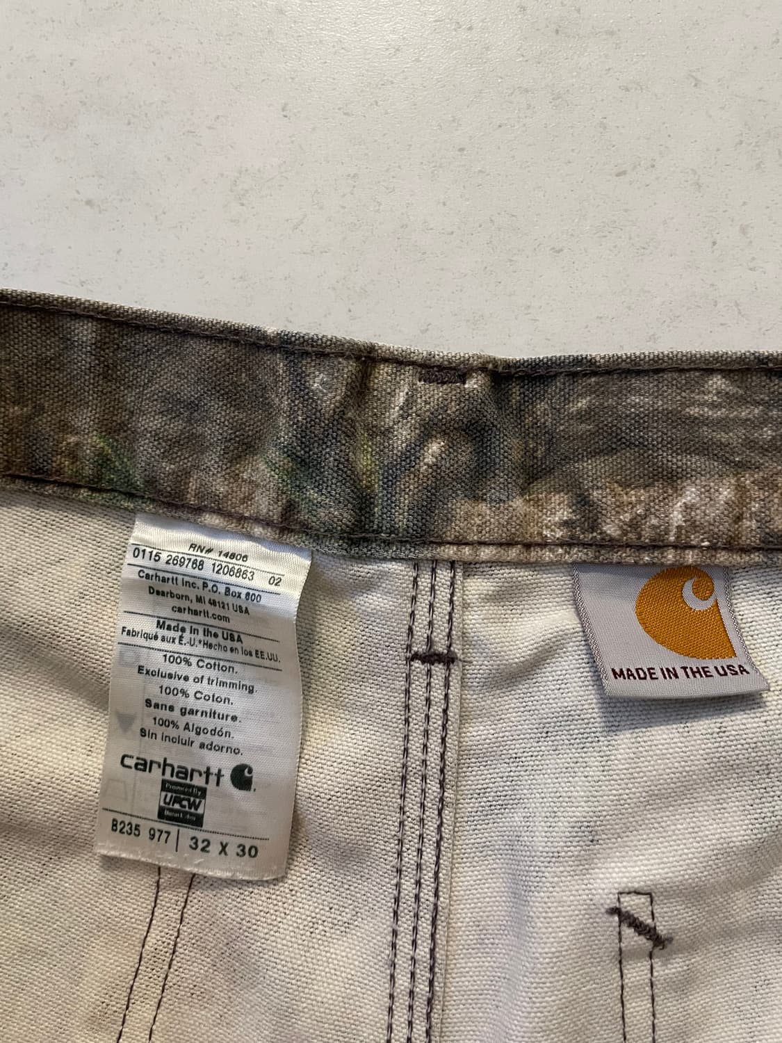 [32X30]  빈티지 칼하트 리얼트리 카펜터 팬츠 상품이미지4