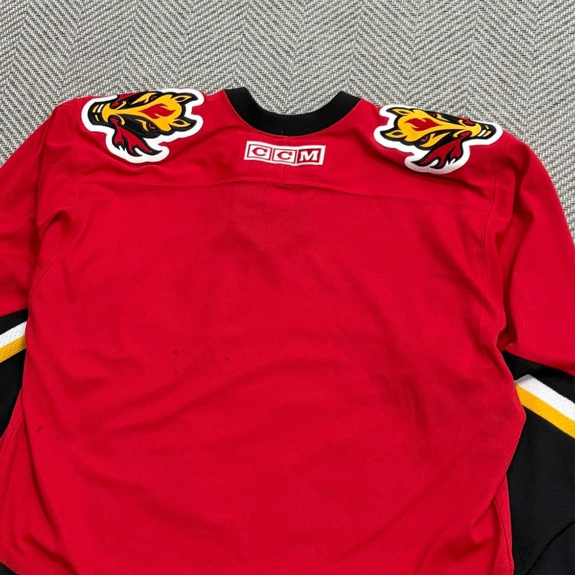 ccm 캘거리 플레임즈 nhl 하키 져지 v1737  상품이미지4