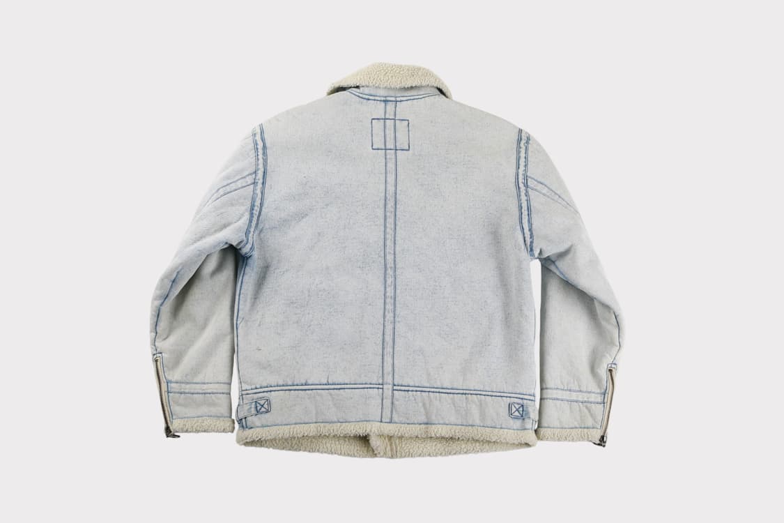 [M] 자라 B-3 모티브 연청 데님자켓 상품이미지9