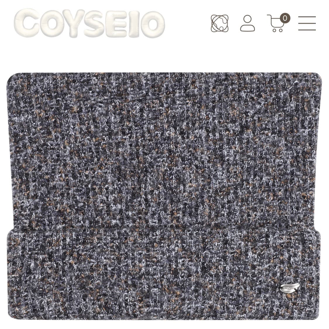 코이세이오 와이드 캣 비니 그레이 상품이미지1