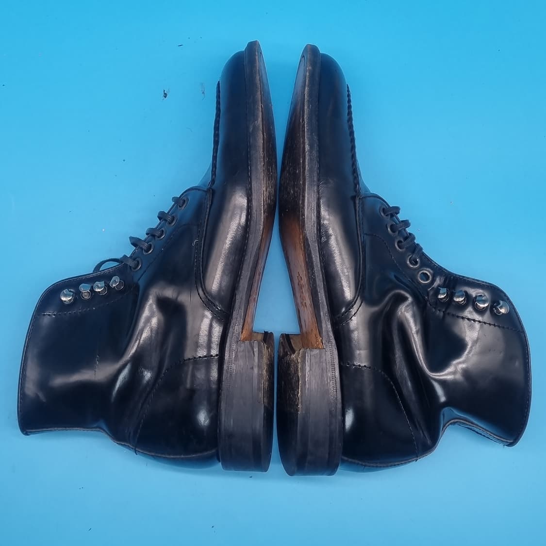 h 이탈리아 남성가죽부츠 실사이즈 255 상품이미지5