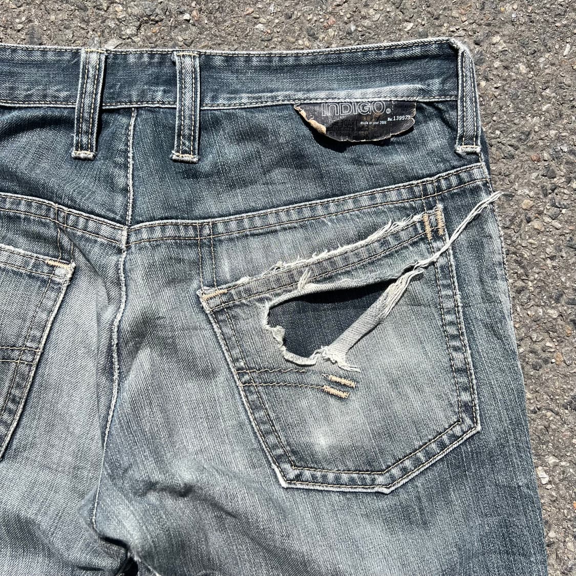 닐바렛 데미지 데님 팬츠 상품이미지7