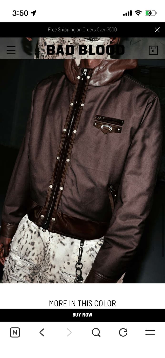 Viper91 Contrast Hooded Blouson 상품이미지7