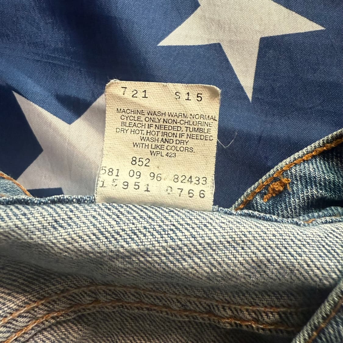 Levi's 리바이스 90s 테이퍼드핏 오렌지탭 데님 팬츠 -16 상품이미지6